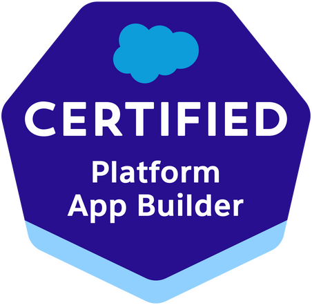 Salesforce Certified Platform App Builder Badge