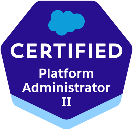 Salesforce Certified Platform Administrator II Badge